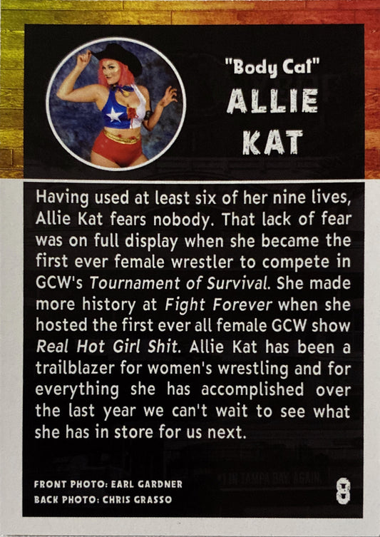 “Body Cat” Allie KAT trading card PW Catalog
