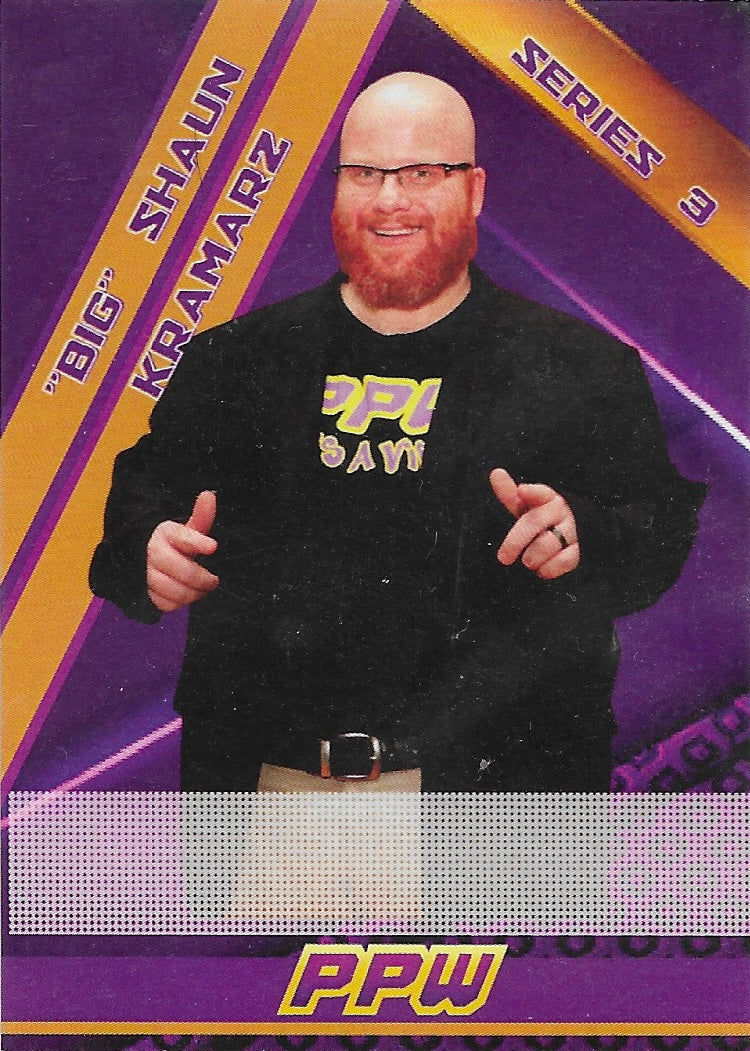 “Big” Shaun Kramarz trading card PW Catalog