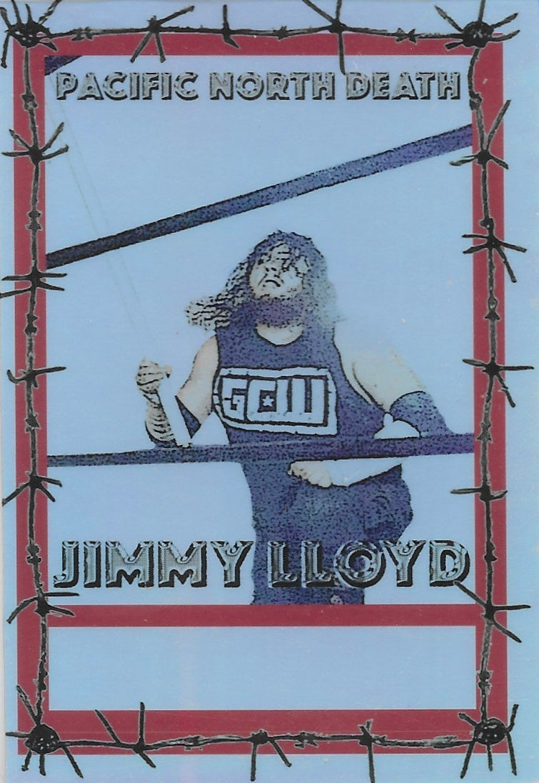 Jimmy Lloyd trading card PW Catalog