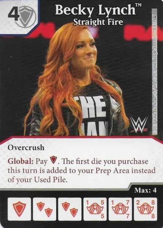 Becky Lynch – Straight Fire trading card PW Catalog