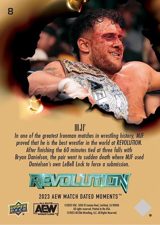 MJF – MJF Proves HE IS the Best Wrestler in the World With an Ironman Match Win Over Bryan Danielson