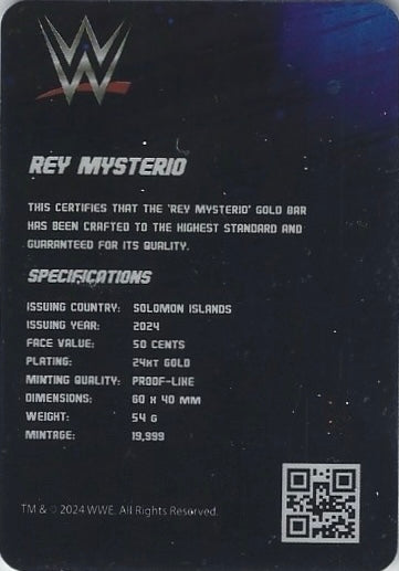 REY Mysterio trading card PW Catalog