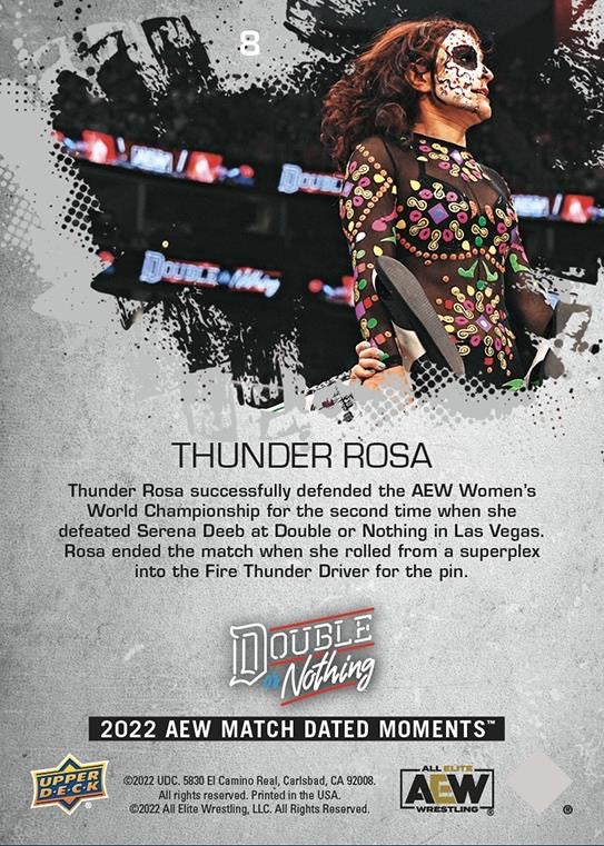 Thunder Rosa – Thunder Rosa Fends OFF Serena Deeb’s Challenge for the AEW Women’s World Championship