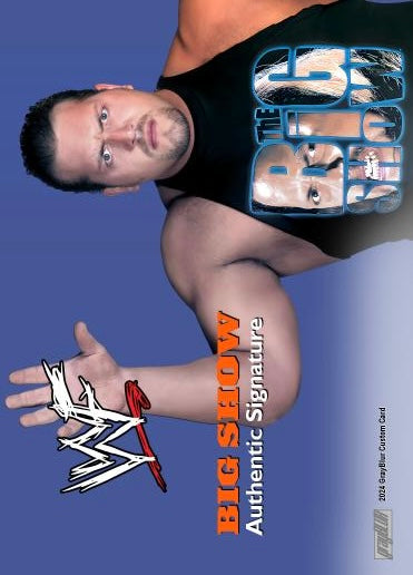 Big Show – WWF trading card PW Catalog