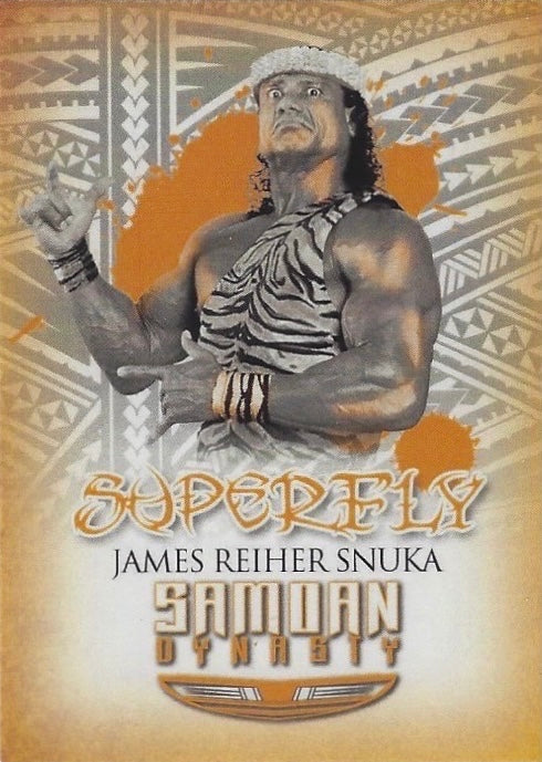 James Reiher Snuka – Superfly trading card PW Catalog