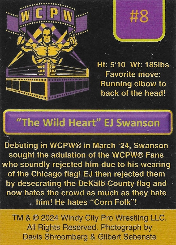 “The Wild Heart” EJ Swanson trading card PW Catalog
