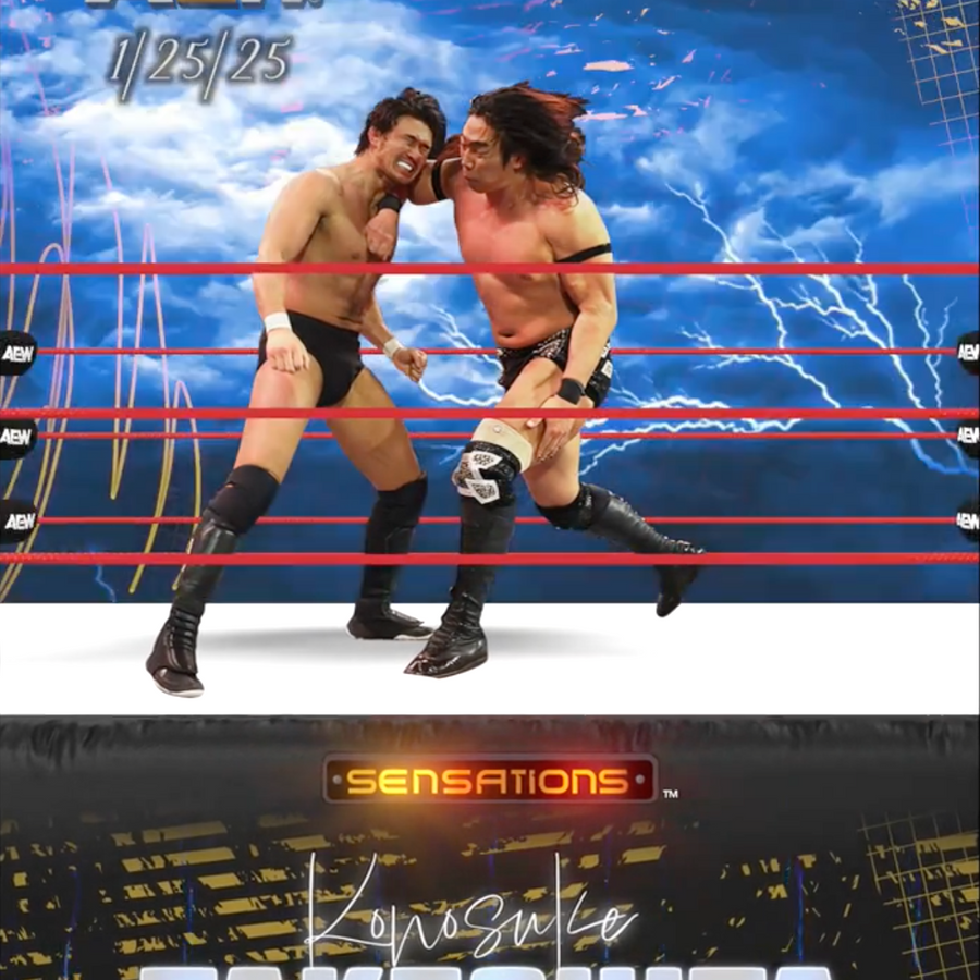 1/25/25 – Konosuke Takeshita – Konosuke Takeshita Defeats Katsuyori Shibata in a Close Match at AEW Collision: Homecoming