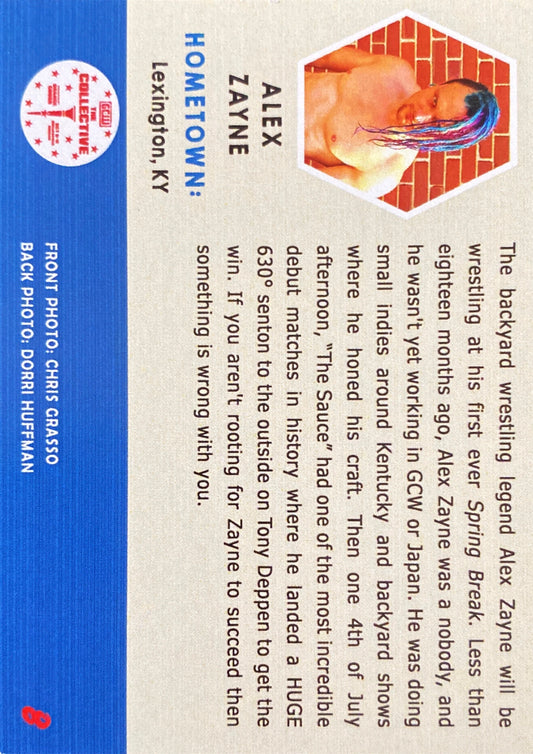 “The Sauce” Alex Zayne trading card PW Catalog