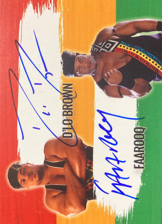 D’LO Brown / Faarooq trading card PW Catalog