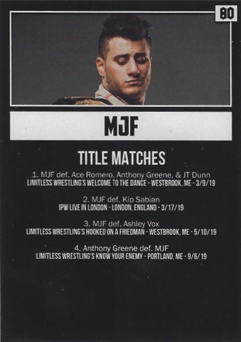 Champion – MJF trading card PW Catalog