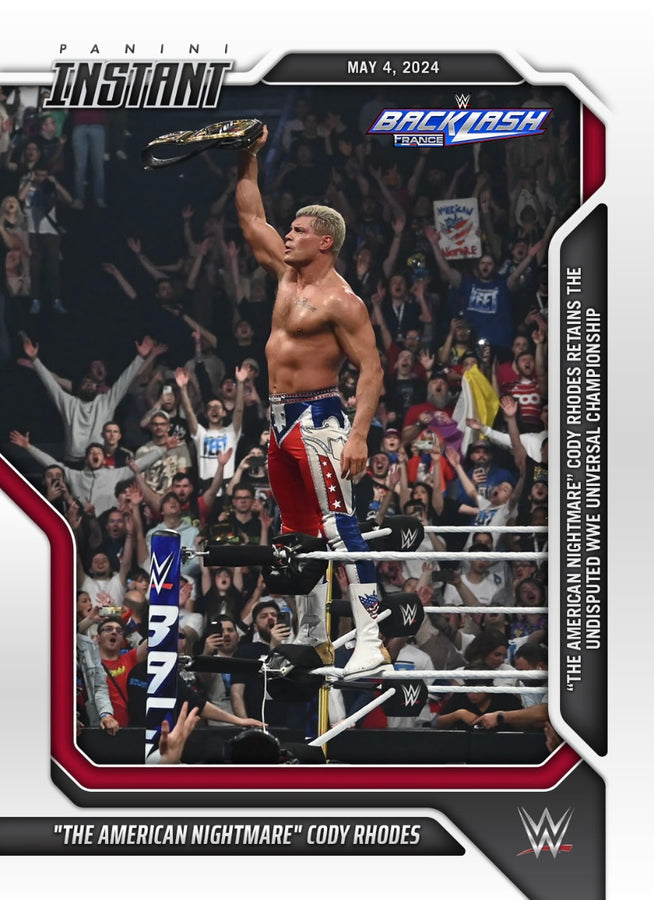 “The American Nightmare” Cody Rhodes – “the American Nightmare” Cody Rhodes Retains the Undisputed WWE Universal Championship
