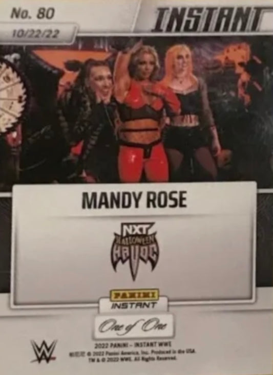 Mandy Rose – Mandy Rose Retains the NXT Women’s Championship trading card PW Catalog