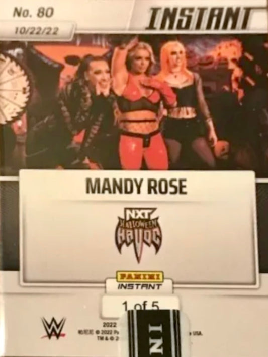Mandy Rose – Mandy Rose Retains the NXT Women’s Championship trading card PW Catalog