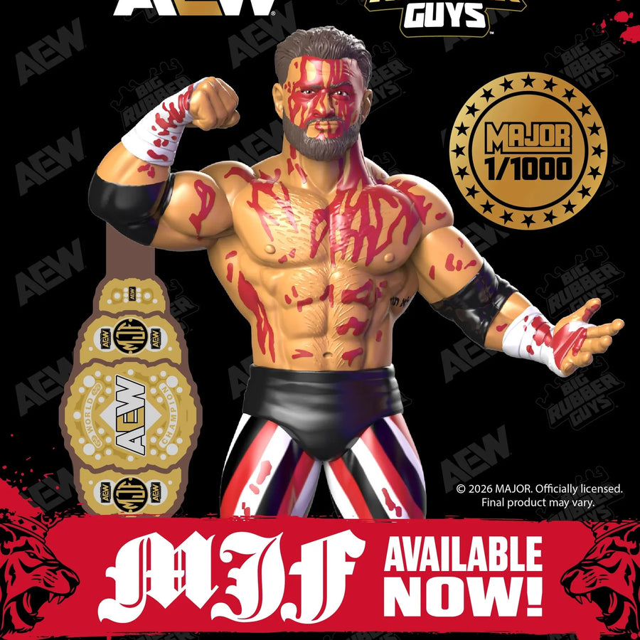 AEW Major Big Rubber Guys MJF Limited 1 of 1000 Bloody