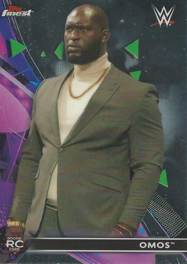 WWE Topps Finest 2021 Omos #28