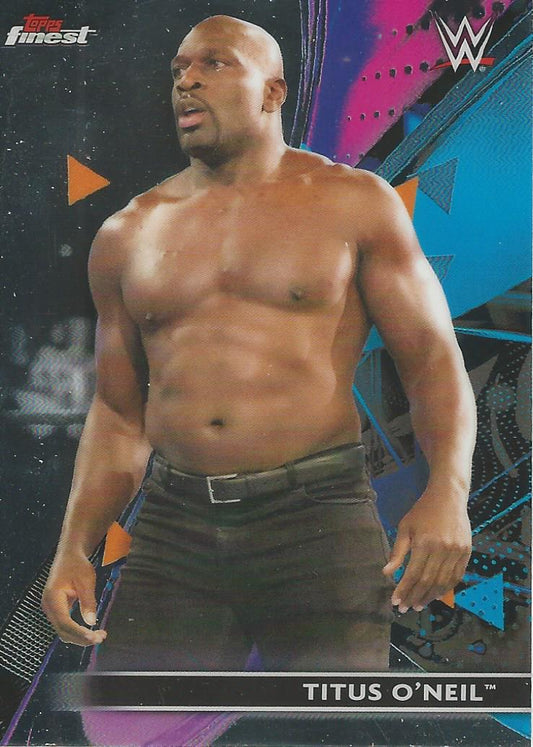 WWE Topps Finest 2021 Titus O'Neil #39
