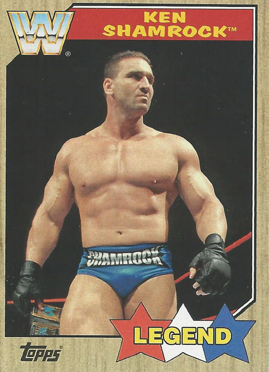WWE Topps Heritage 2017 Ken Shamrock #80