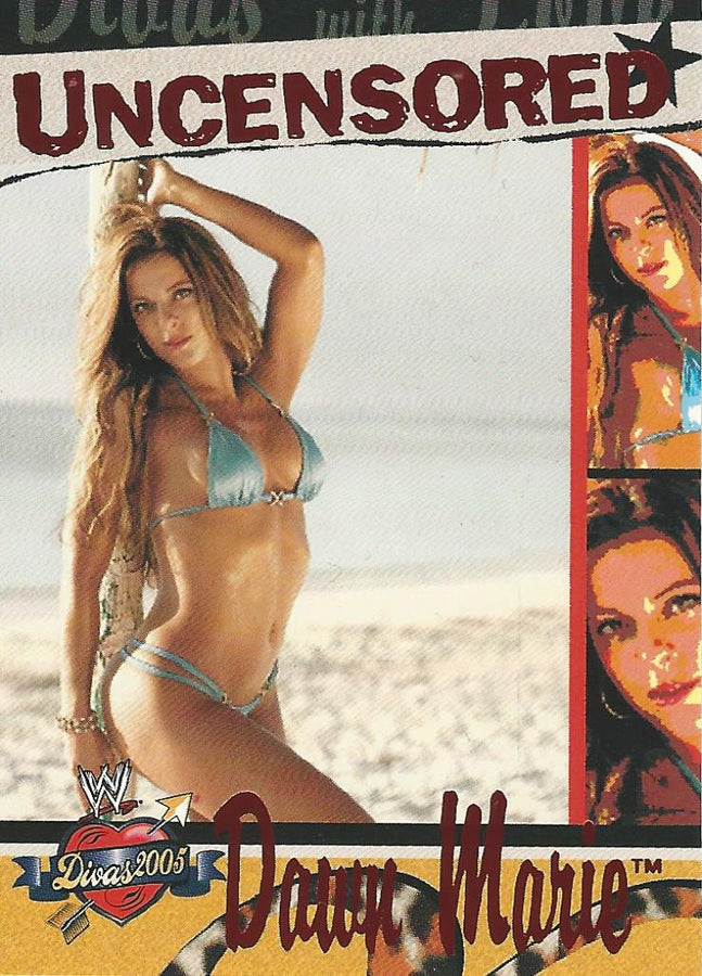 WWE Fleer Divas 2005 Dawn Marie DU 1 of 13 trading card PW Catalog
