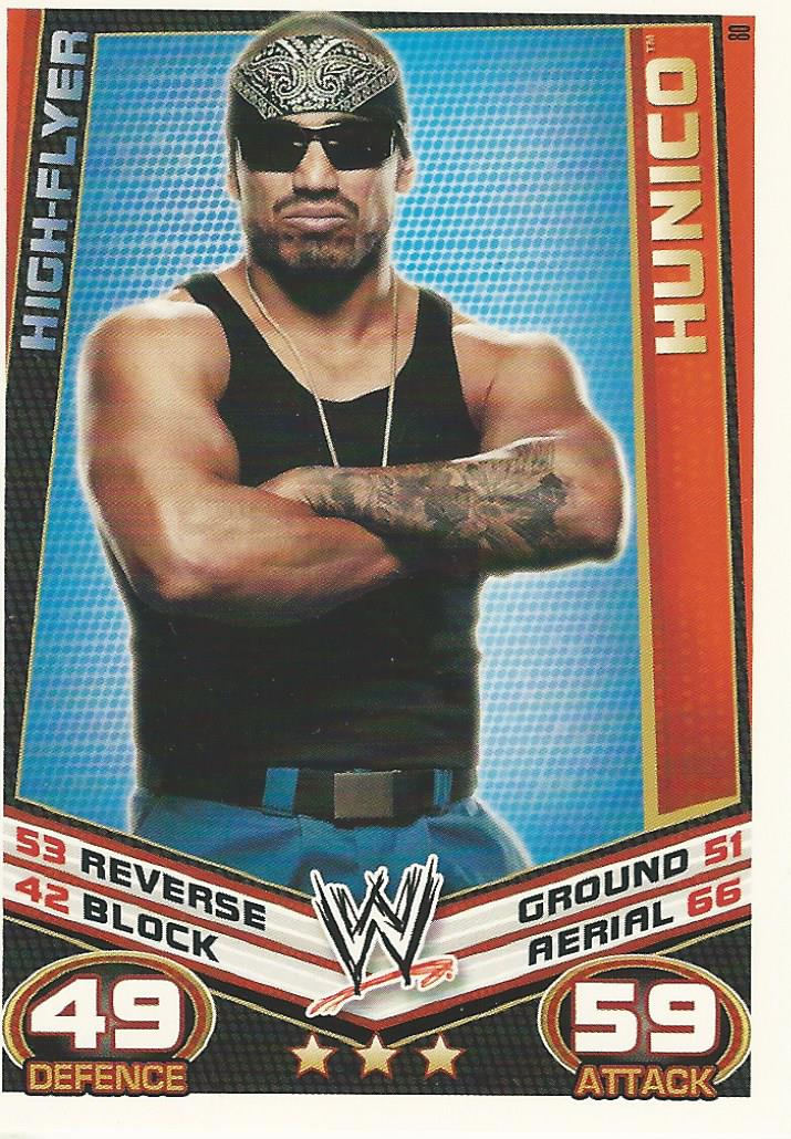 WWE Topps Slam Attax Rebellion 2012 Hunico #80