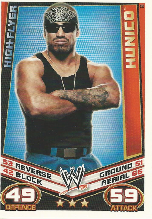 WWE Topps Slam Attax Rebellion 2012 Hunico #80