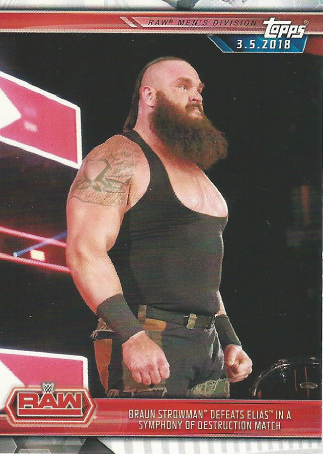 WWE Topps Champions 2019 Braun Strowman #30