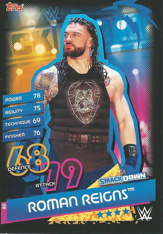 WWE Topps Slam Attax Reloaded 2020 Roman Reigns #80
