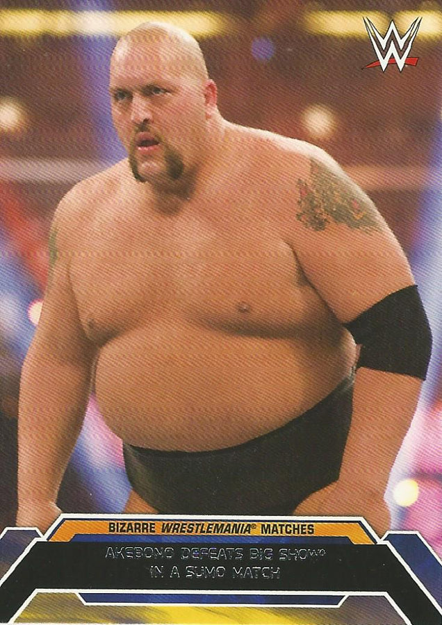 WWE Topps Road to Wrestlemania 2015 Big Show 10 of 10 trading card PW Catalog