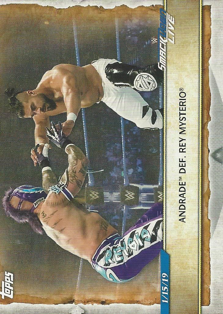 WWE Topps Road to Wrestlemania 2020 Andrade #80