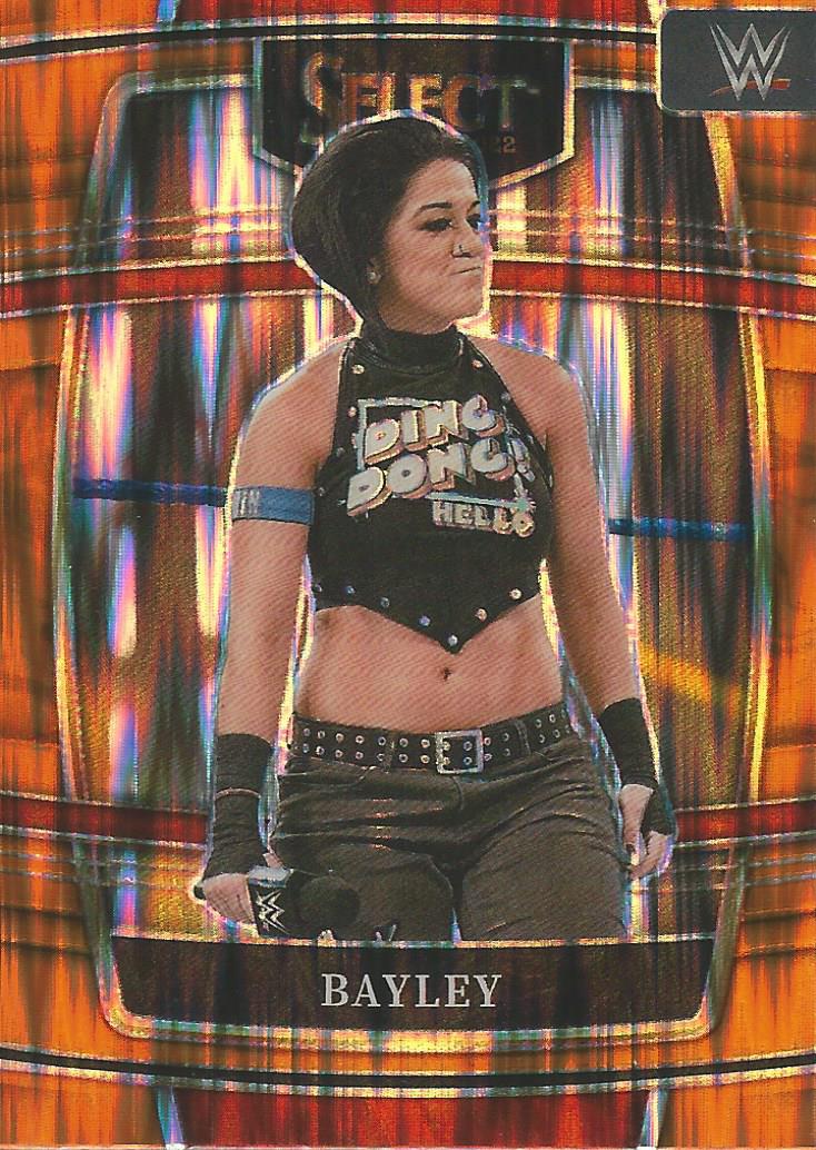 WWE Panini Select 2022 Bayley #80 Orange Flash