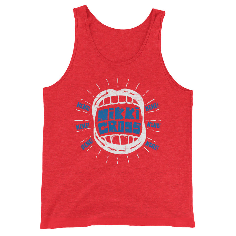 Nikki Cross "Hehe" Unisex Tank Top