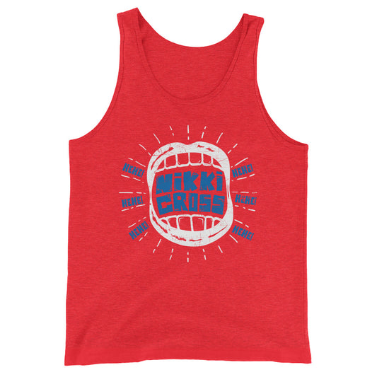 Nikki Cross "Hehe" Unisex Tank Top Tank Top PW Catalog