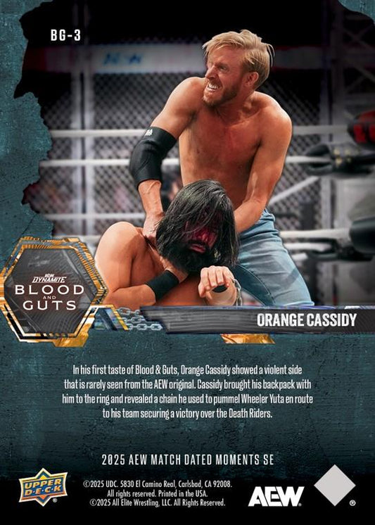 Orange Cassidy – Orange Cassidy Chokes Out Wheeler Yuta EN Route to a Brutal Victory in HIS First-Ever Blood & Guts Match