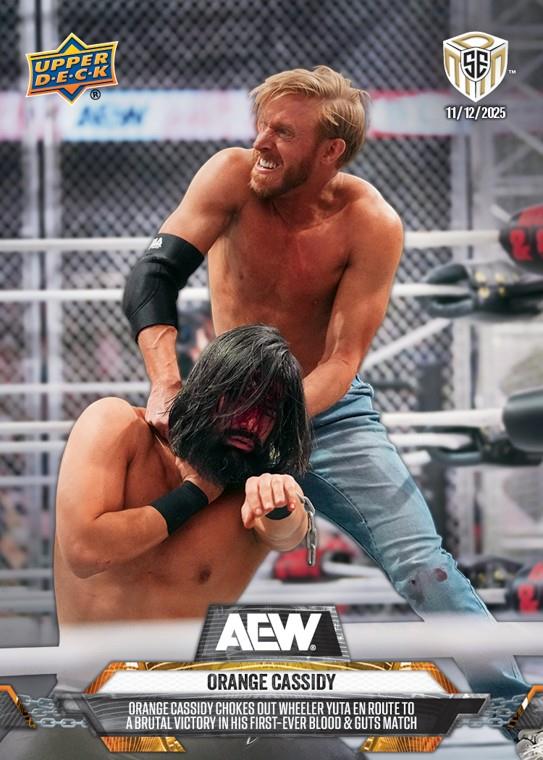 Orange Cassidy – Orange Cassidy Chokes Out Wheeler Yuta EN Route to a Brutal Victory in HIS First-Ever Blood & Guts Match