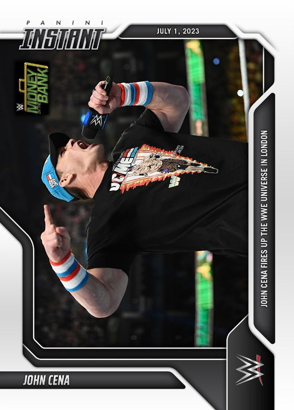 John Cena – John Cena Fires UP the WWE Universe in London trading card PW Catalog