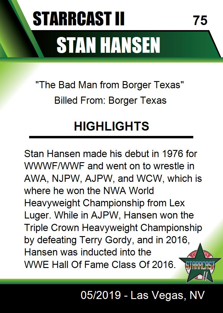 Stan Hansen