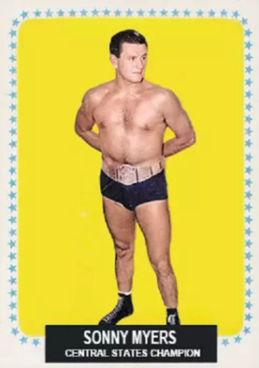 Sonny Myers trading card PW Catalog