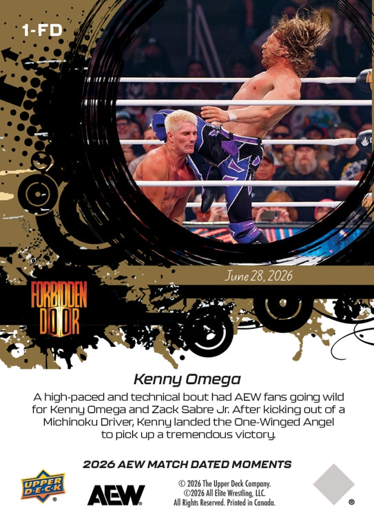 Kenny Omega – Kenny Omega Produces Another Classic Bout and Scores a Victory Over Zack Sabre JR.