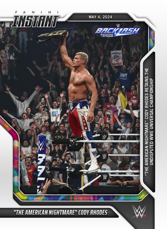 “The American Nightmare” Cody Rhodes – “The American Nightmare” Cody Rhodes Retains the Undisputed WWE Universal Championship