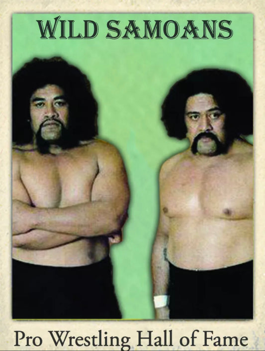 Wild Samoans trading card PW Catalog