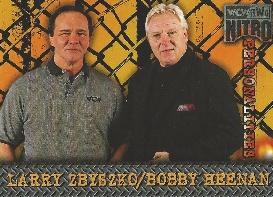 Topps WCW/NWO Nitro 1999 Larry Zbyszko and Bobby Heenan #70