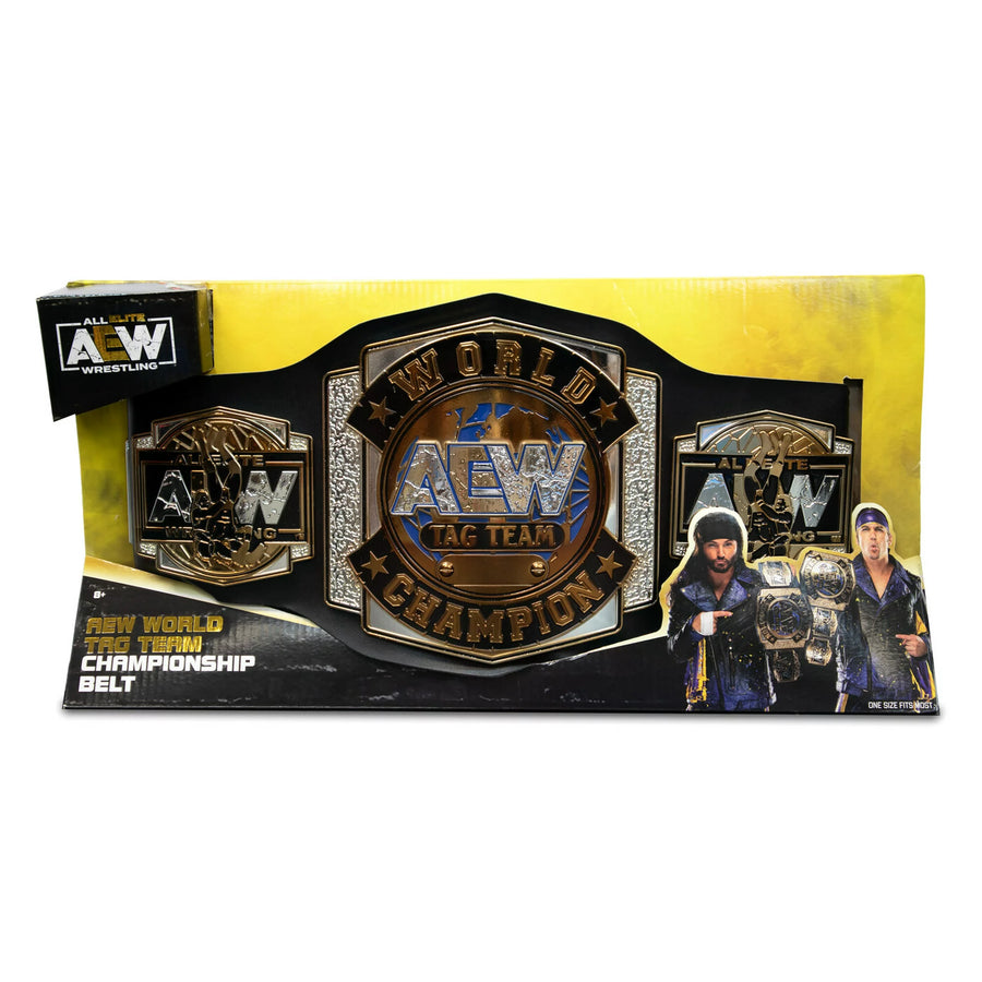 AEW Tag Team Championship foam belt by jazwares PWcatalog