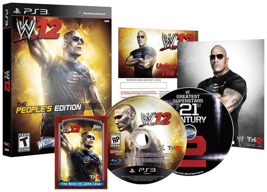 WWE '12 The People's Edition [PlayStation 3] PWcatalog