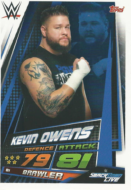 WWE Topps Slam Attax Universe 2019 Kevin Owens #81