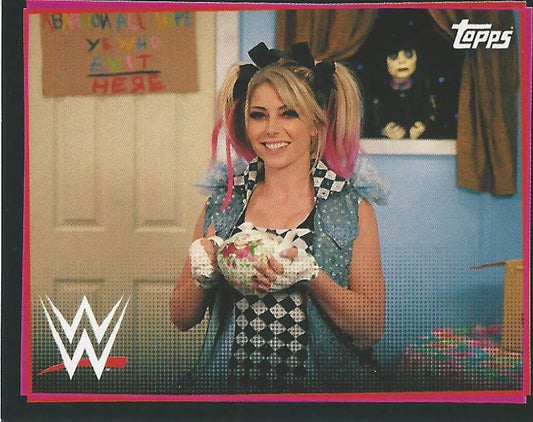 WWE Topps Road to WrestleMania Stickers 2021 Alexa Bliss #81