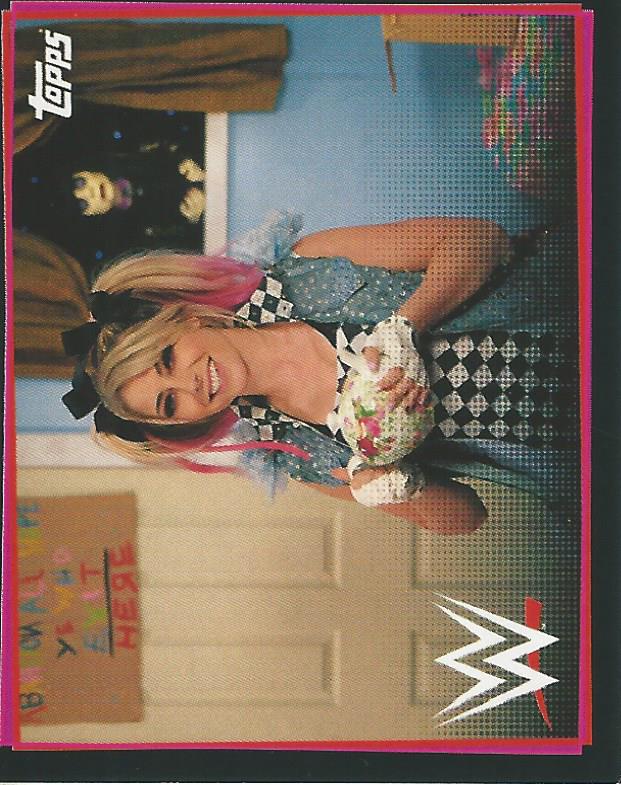 WWE Topps Road to Wrestlemania Stickers 2021 Alexa Bliss #81