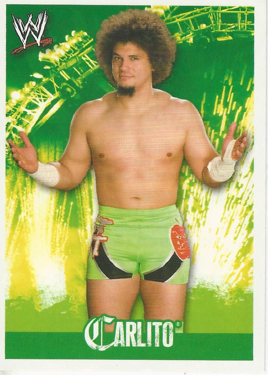 WWE Topps Rivals 2009 Stickers Carlito #81