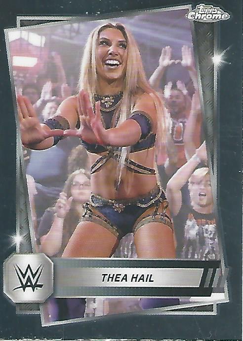 WWE Topps Chrome 2025 Trading Cards Thea Hail No.81 PW Catalog