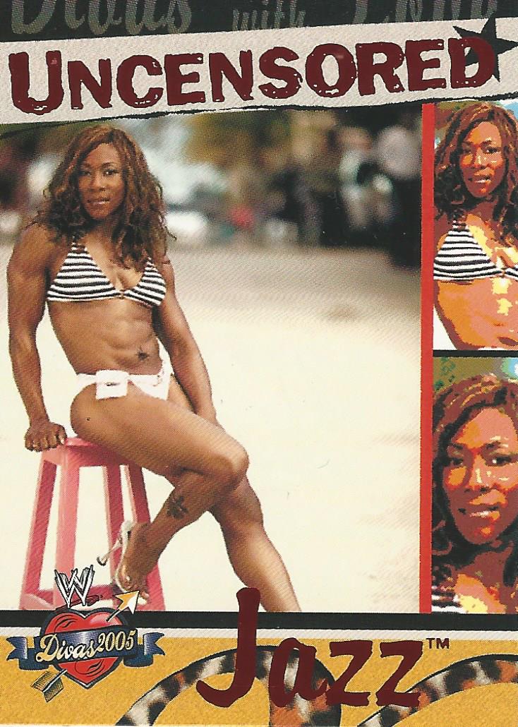 WWE Fleer Divas 2005 Jazz DU 2 of 13 trading card PW Catalog