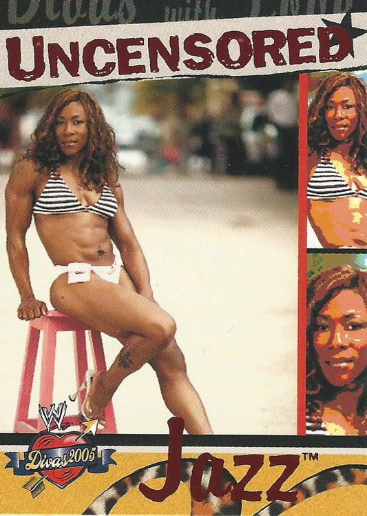 WWE Fleer Divas 2005 Jazz DU 2 of 13 trading card PW Catalog