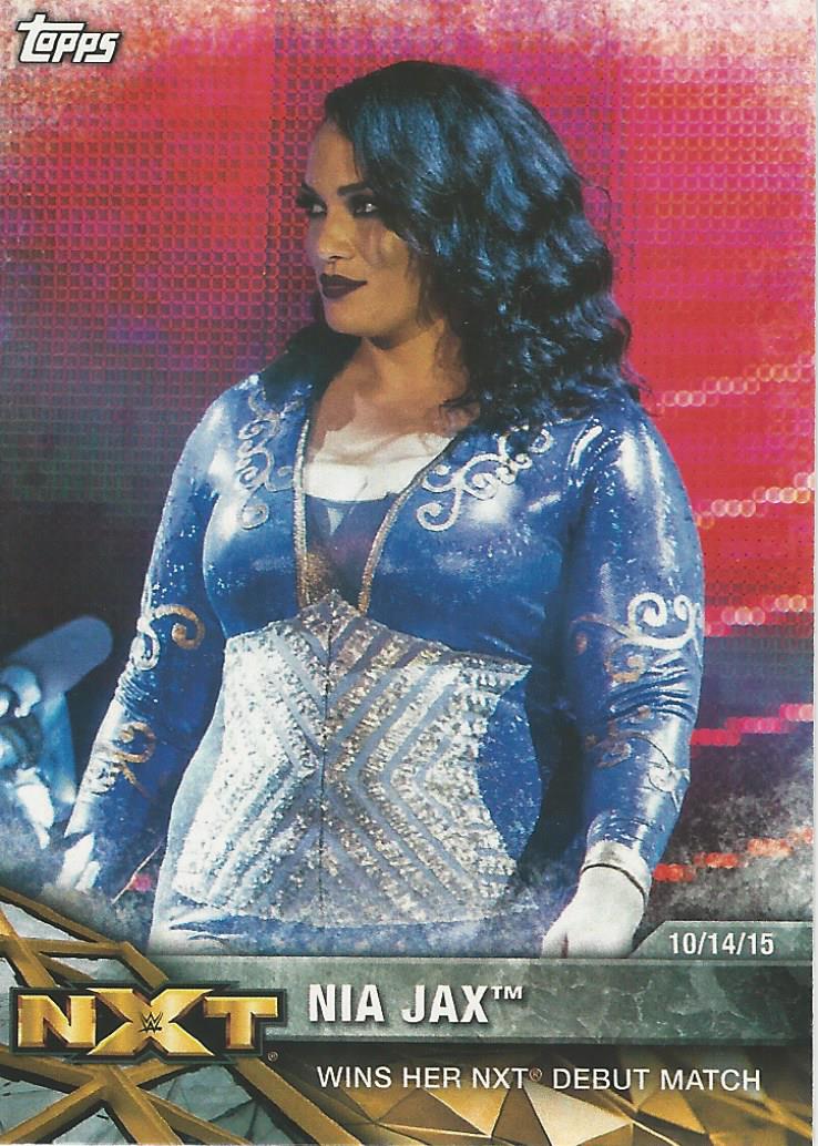 WWE Topps Women Division 2017 Nia Jax NXT-7